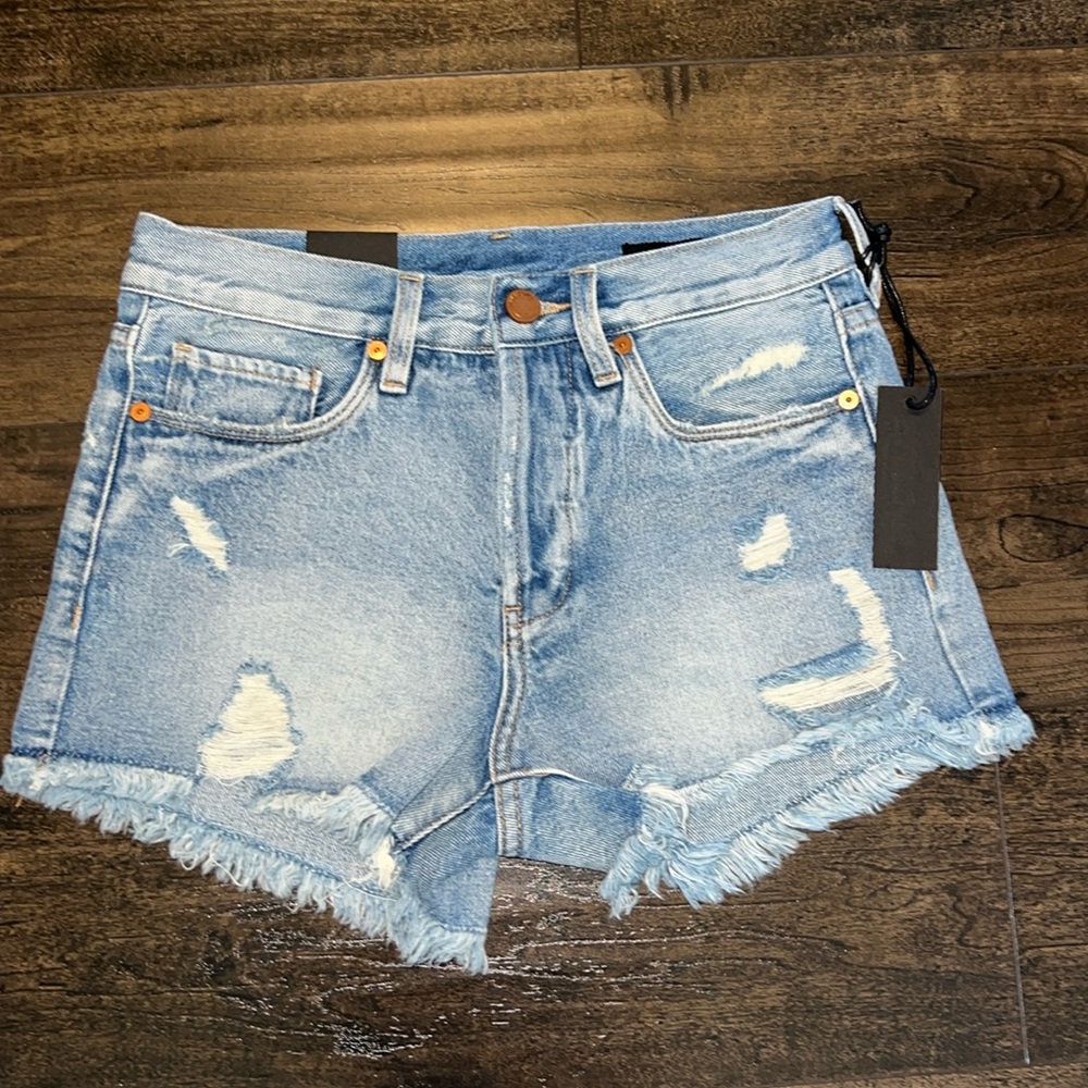 NWT Blank NYC Distressed Denim Jean Shorts